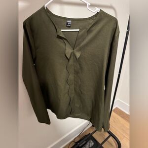 WOMENS BRENDA DRESS SHIRT SIZE LARGE